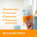 TruColour Brown Adhesive Strip, Spot (Case of 2500) 