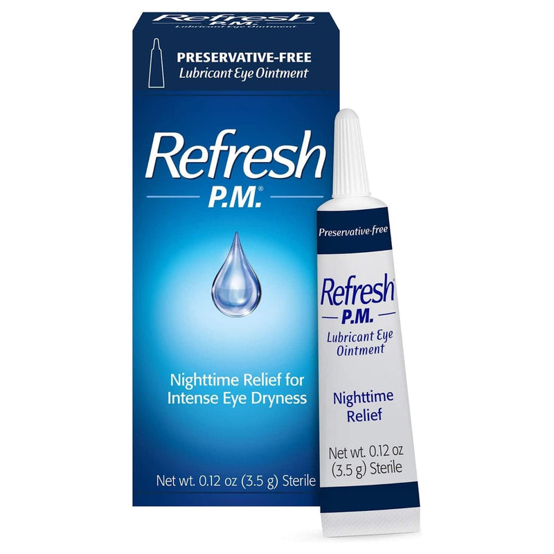 Allergan Pharmaceutical Refresh P.M. Lubricant Eye Ointment, 0.12-ounce Dropper Bottle 