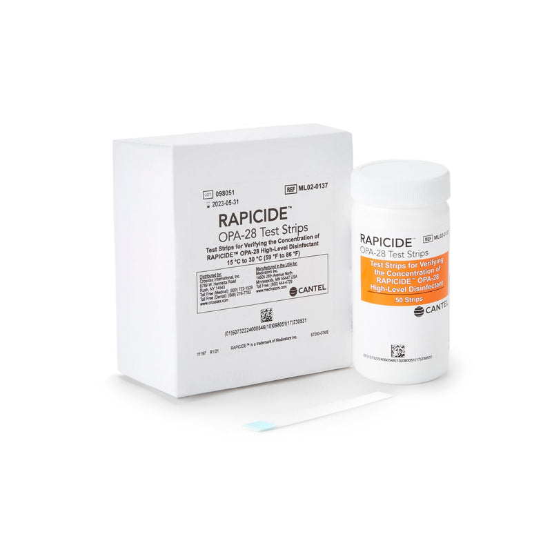 Rapicide OPA-28 Test Strips for Verifying Concentration of Rapicide Disinfectant (Case of 2)
