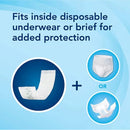 TotalDry Maximum Absorbency Incontinence Liner, 11-Inch Length (Case of 6 Bags)