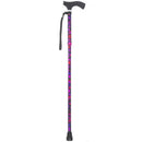 Mabis Healthcare Switch Sticks Folding Cane, Circle Print, 32 to 37 Inch Height 