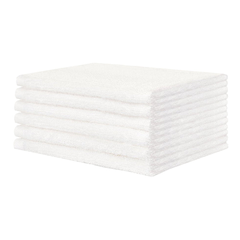 Premium White Washcloth, 12 x 12¾ Inch (Dozen)