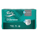 ActivStyle Inc Absorbent Underwear Rely Maximum Pull On with Tear Away Seams Adult X-Large Unisex Disposable Heavy Absorbency (80/CS) 
