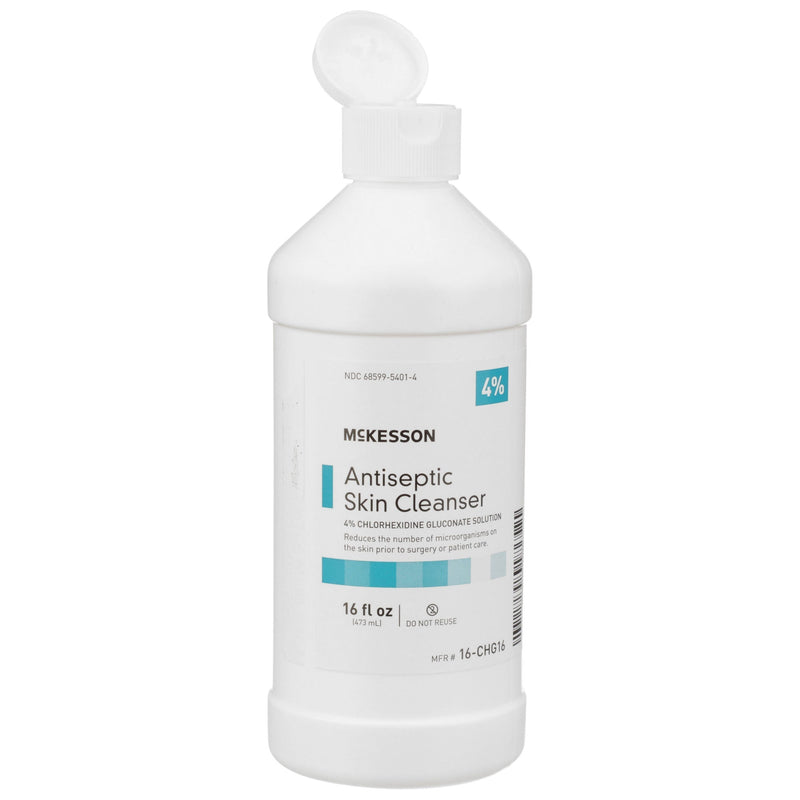 McKesson Antiseptic Skin Cleanser, 16-ounce Flip-Top Bottle (12/CS) 
