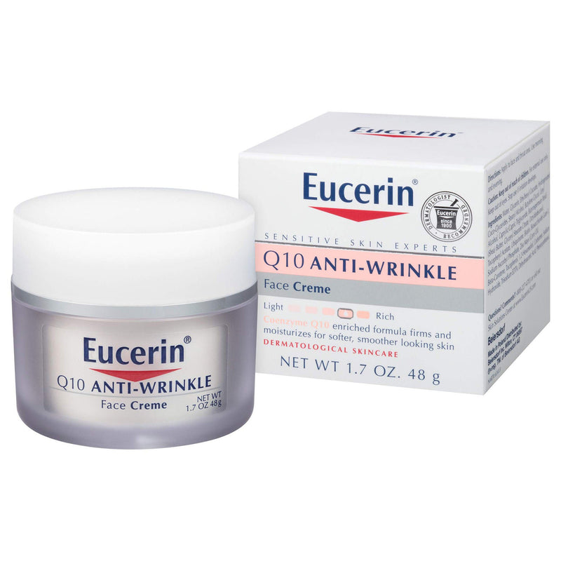 Eucerin Q10 Anti-Wrinkle Sensitive Skin Face Cream, 1.7 oz. (Each)