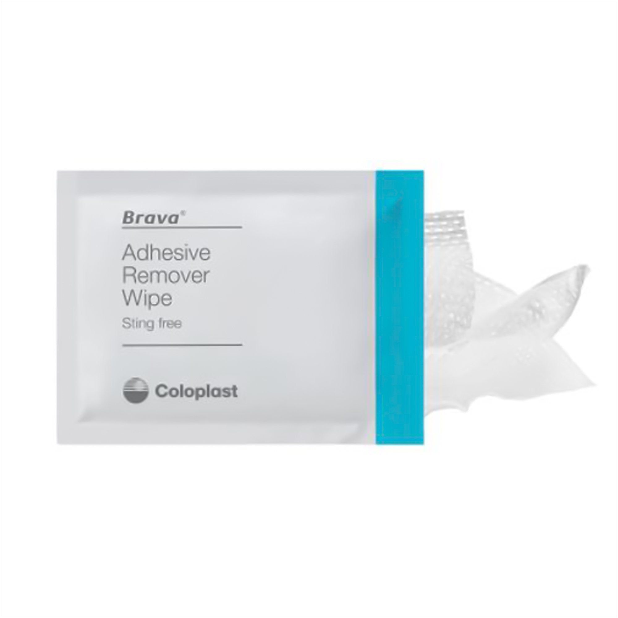 Coloplast Brava Adhesive Remover Wipes, Alcohol-Free, No-Sting Formula, 6 x 4.5 Inch (30/BX) 