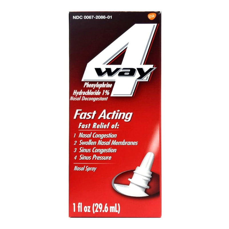 Novartis Sinus Relief 4 Way 1% Strength Nasal Spray 1 oz. 