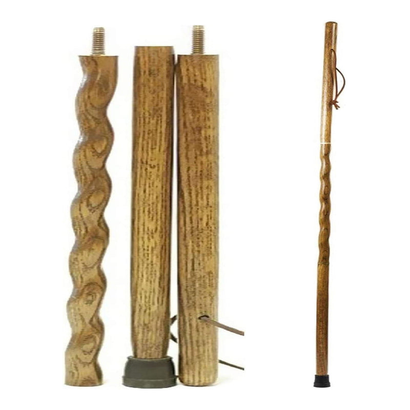 Brazos Traveler's Oak Walking Stick, 55-Inch Height, Tan (Each)