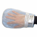 SkiL-Care Hand Control Mitt, 11 x 6 x 3/4 Inch, White/Blue (Pair)