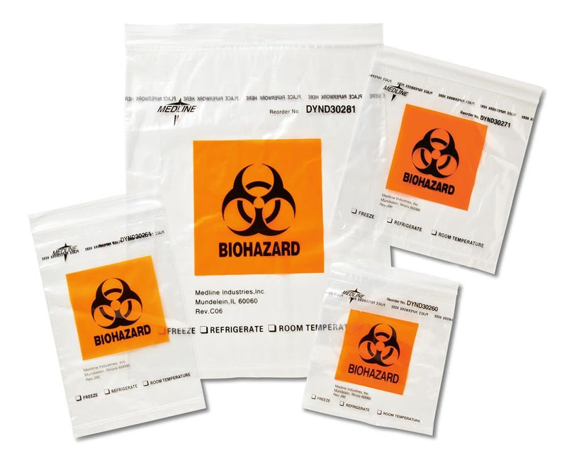 Specimen Transport Bag with Document Pouch (Case of 1000)
