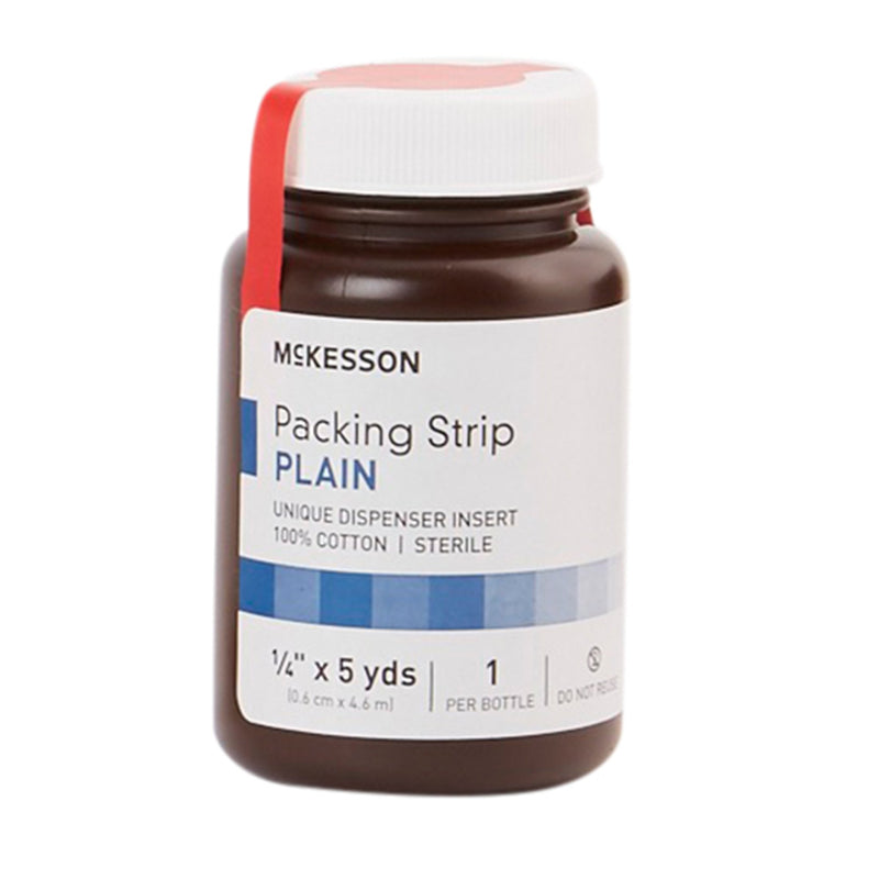 McKesson Nonimpregnated Wound Packing Strip, ¼ Inch x 5 Yard (Case of 12)