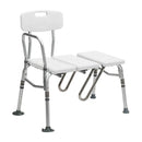 Drive DeVilbiss Healthcare Splash Defense Knocked Down Bath Transfer Bench, 17½ – 22½ Seat Height 