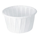 Solo Paper Soufflé Cup, White, 1.25-ounce capacity (Case of 5000)