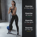 TheraBand Exercise Resistance Band, Black, 6 Inch x 25 Yard, X-Heavy Resistance (Each)