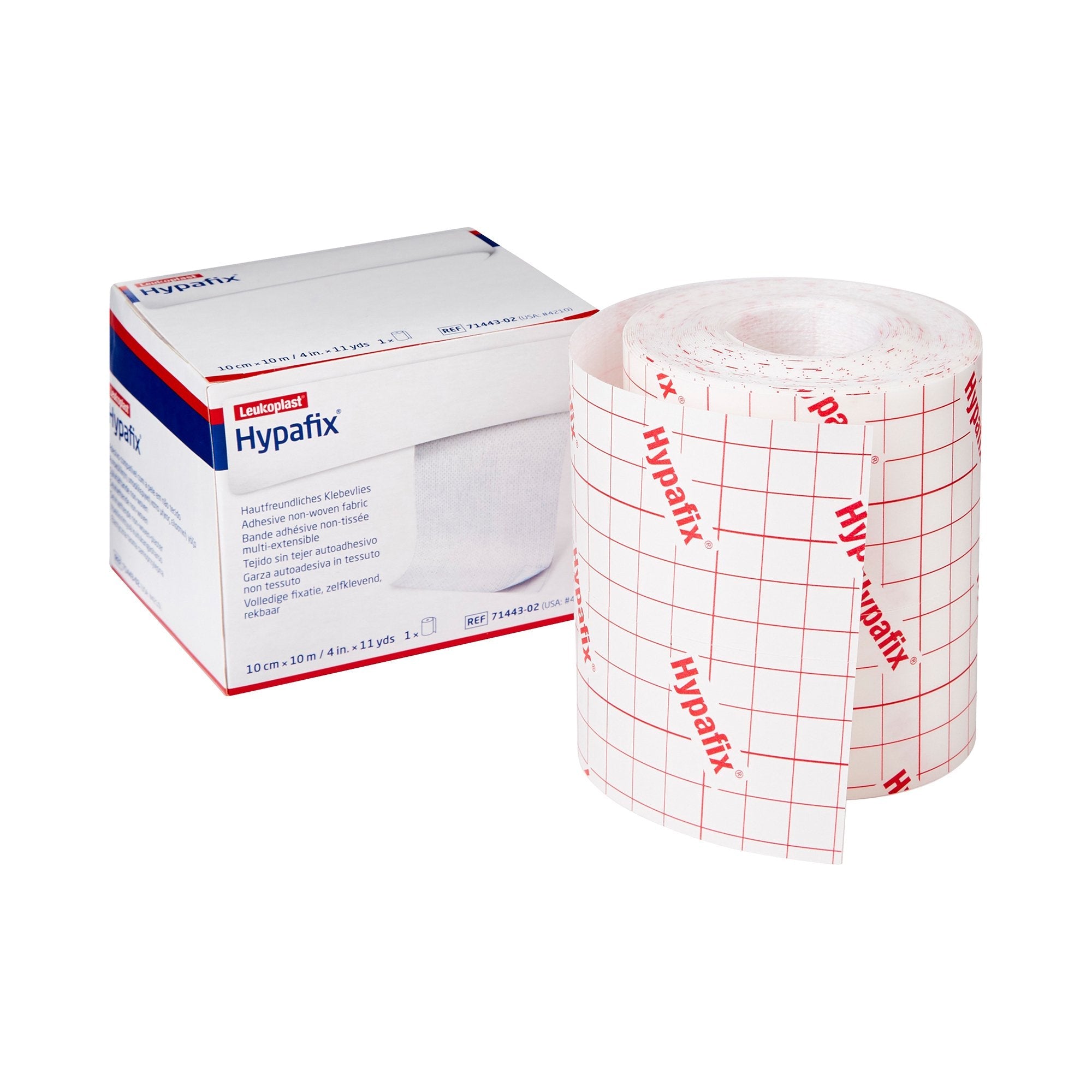 BSN Medical Hypafix Nonwoven Dressing Retention Tape, 4 Inch x 10 Yard, White (24/CS) 