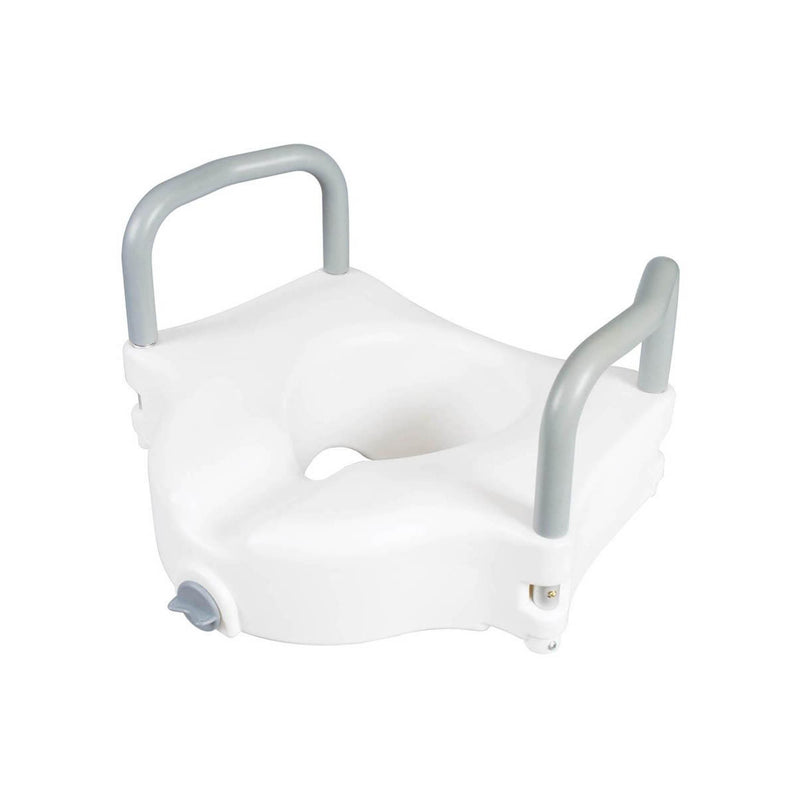 Compass Health Brands Carex Classics Raised Toilet Seat with Armrests (3/CS)
