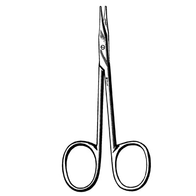 Econo Stevens Tenotomy Scissors - 4-1/2", Straight, Blunt/Blunt, Disposable, BX 12 - 21-160