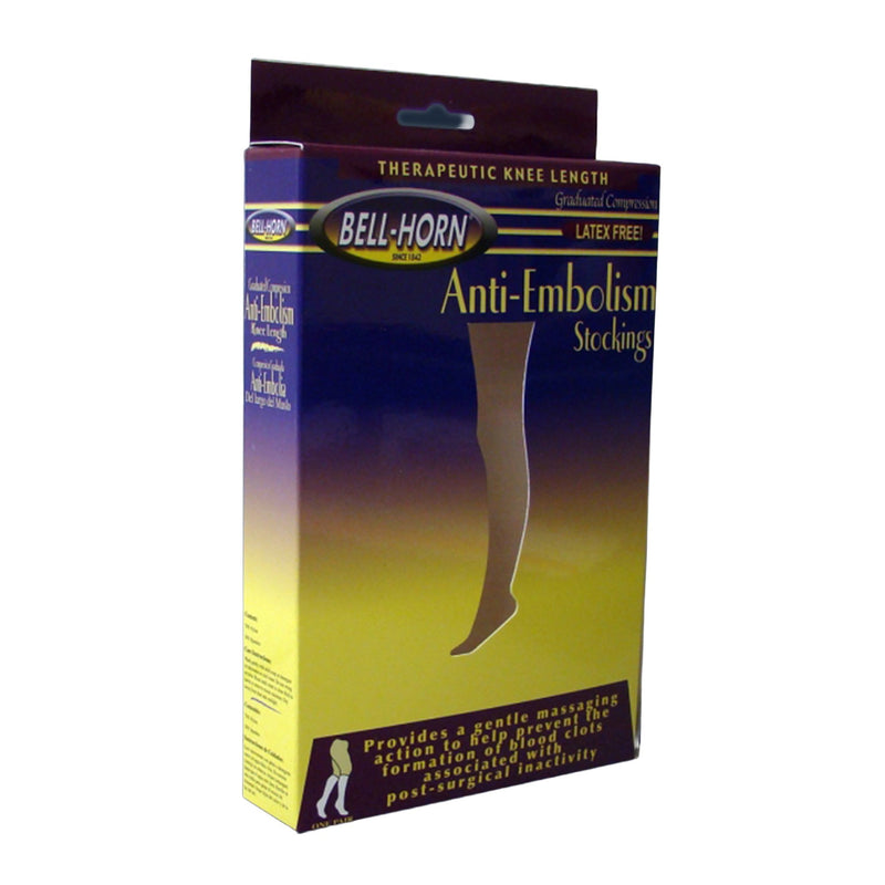 Bell-Horn Thigh Length Anti-embolism Stockings, 3X-Large, Beige (Pair)