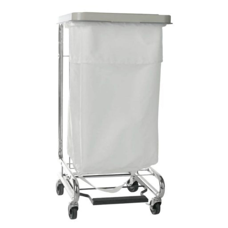McKesson Brand Hamper Stand McKesson Biohazardous Waste Rectangular Opening Foot Pedal Self-Closing Lid 