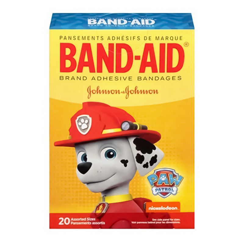 Band-Aid Kid Design (Paw Patrol) Adhesive Strip, Assorted Sizes (Case of 480)