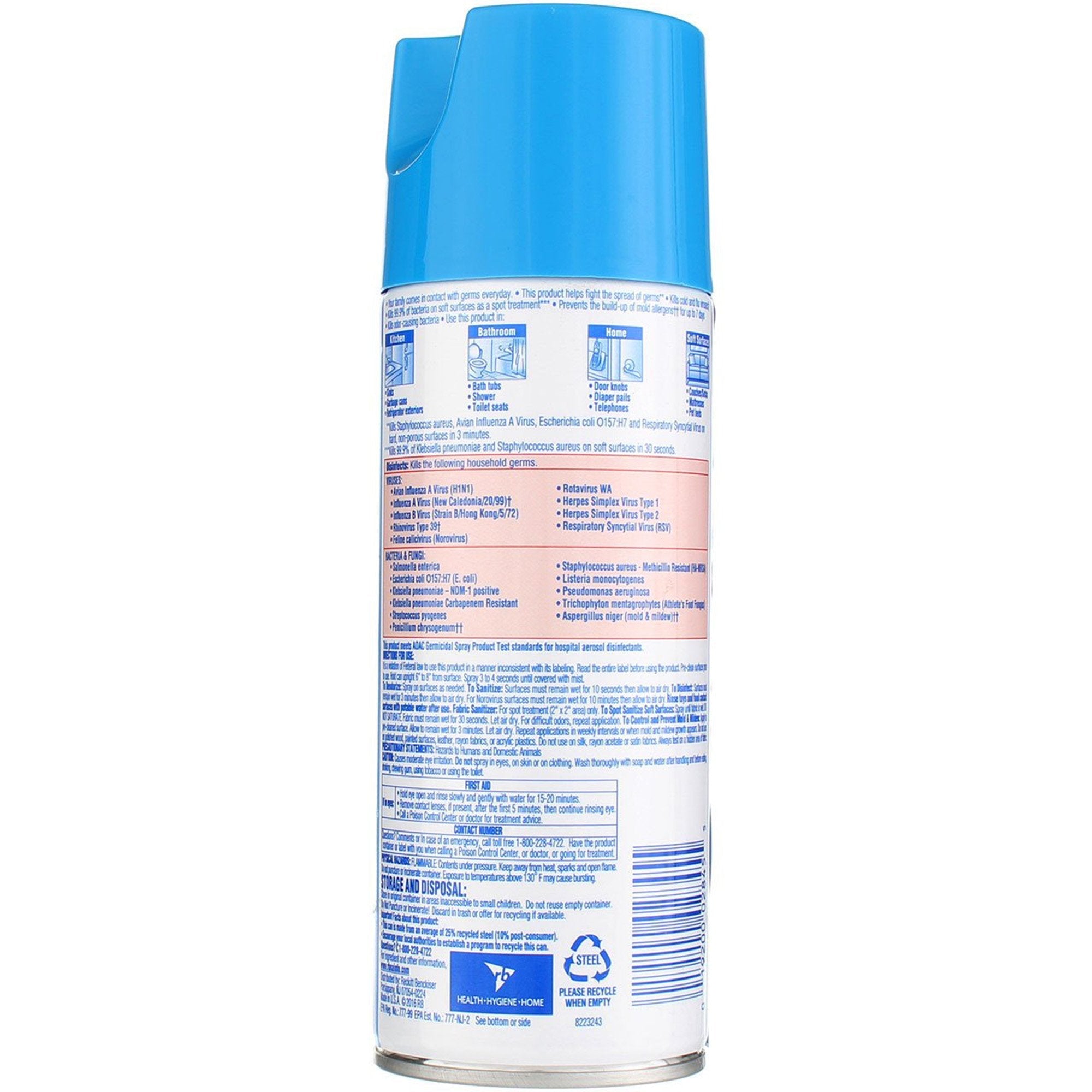 Essendant Co/United Stationers Lysol Disinfectant Spray Spring Waterfall Scent, 12.5-ounce can (12/CS) 