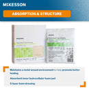 McKesson 5 x 5 Inch Five-Layer Hydrocellular Foam Dressing w/ 2 x 2 Inch Border (Case of 200)