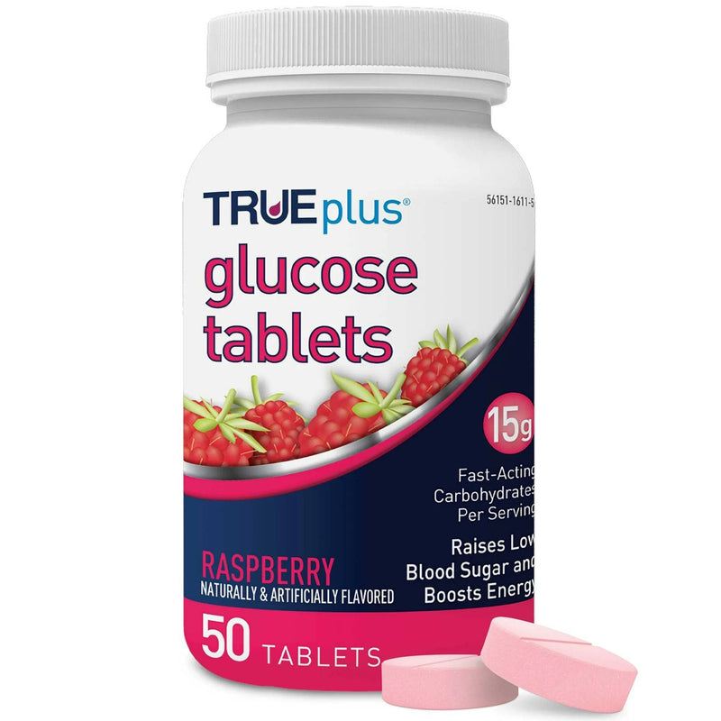 TRUEplus Raspberry Glucose Supplement (Case of 600) 