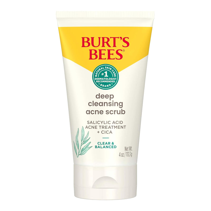 The Clorox Sales Company Burt's Bees Natural Acne Solutions Deep Cleansing Scrub with Salicylic Acid (3/CT)