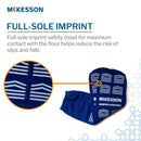 McKesson Slipper Socks, Double Tread, Bariatric, Kingfisher Blue (Case of 48)