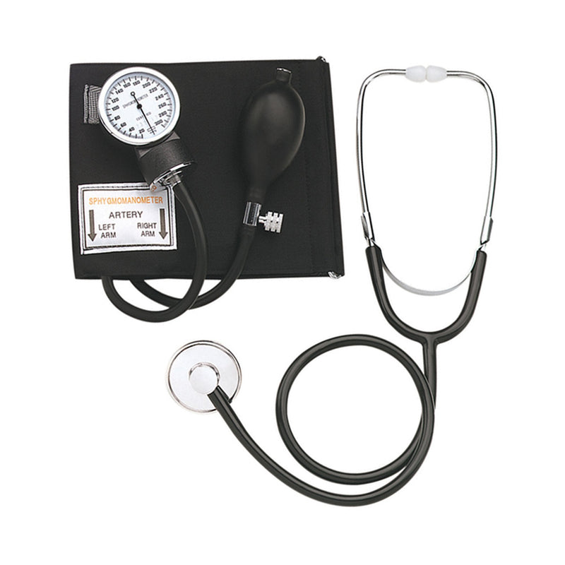 Mabis Healthcare HealthSmart Aneroid Sphygmomanometer Combo Kit 