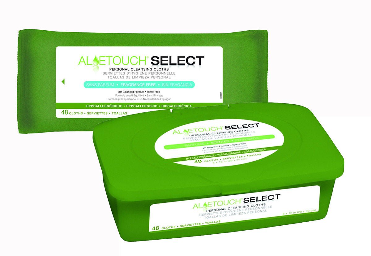 Personal Cleansing Wipe Aloetouch Select Soft Pack Scented 24 Count (Case of 24)