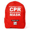 CPR Face Mask with Case One Way Valve Single Use (Each)