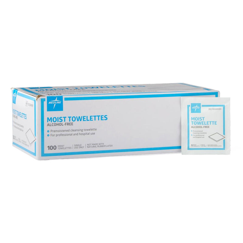 Antiseptic Skin Towelette Med Nap Individual Packet Scented 100 Count (Case of 1000)