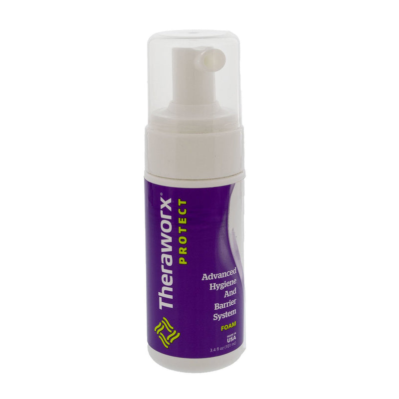 Theraworx Rinse-Free Foaming Body Wash 4 oz. (Case of 24)