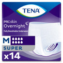Essity HMS North America Inc Tena ProSkin Overnight Super Fully Breathable Underwear, Medium (56/CS) 