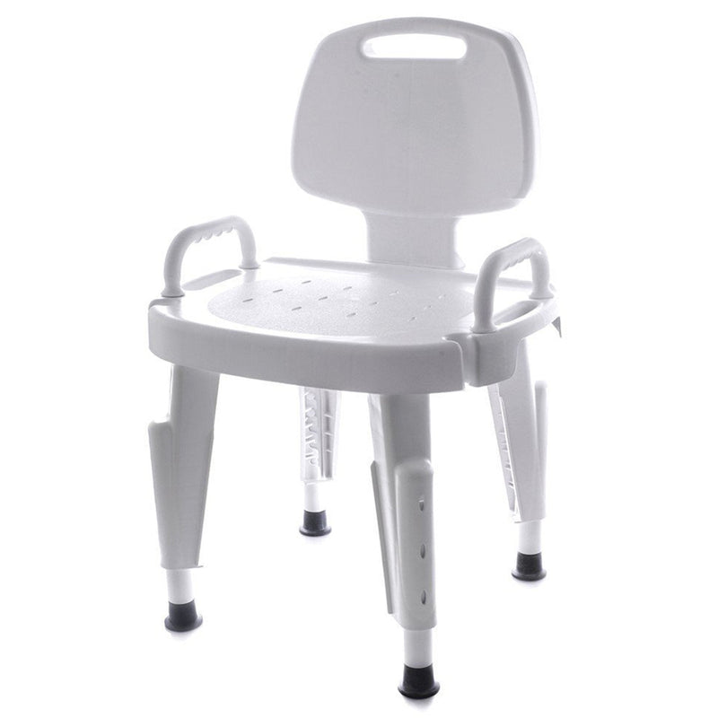Maddak Maddak Adjustable Shower Seat with Arms and Back 