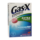 Gas-X 125 mg Chewable Tablets Extra Strength, Cherry Creme (Bottle of 48)