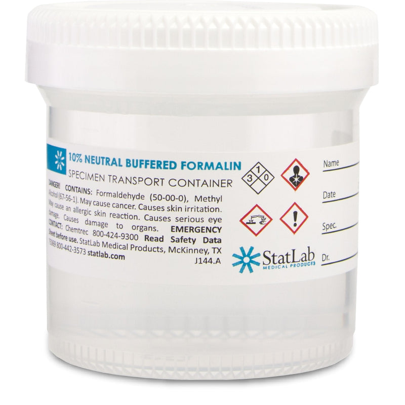 StatLab Medical Products StatClick Prefilled Formalin Container, 45 mL Fill in 90 mL (96/CS) 