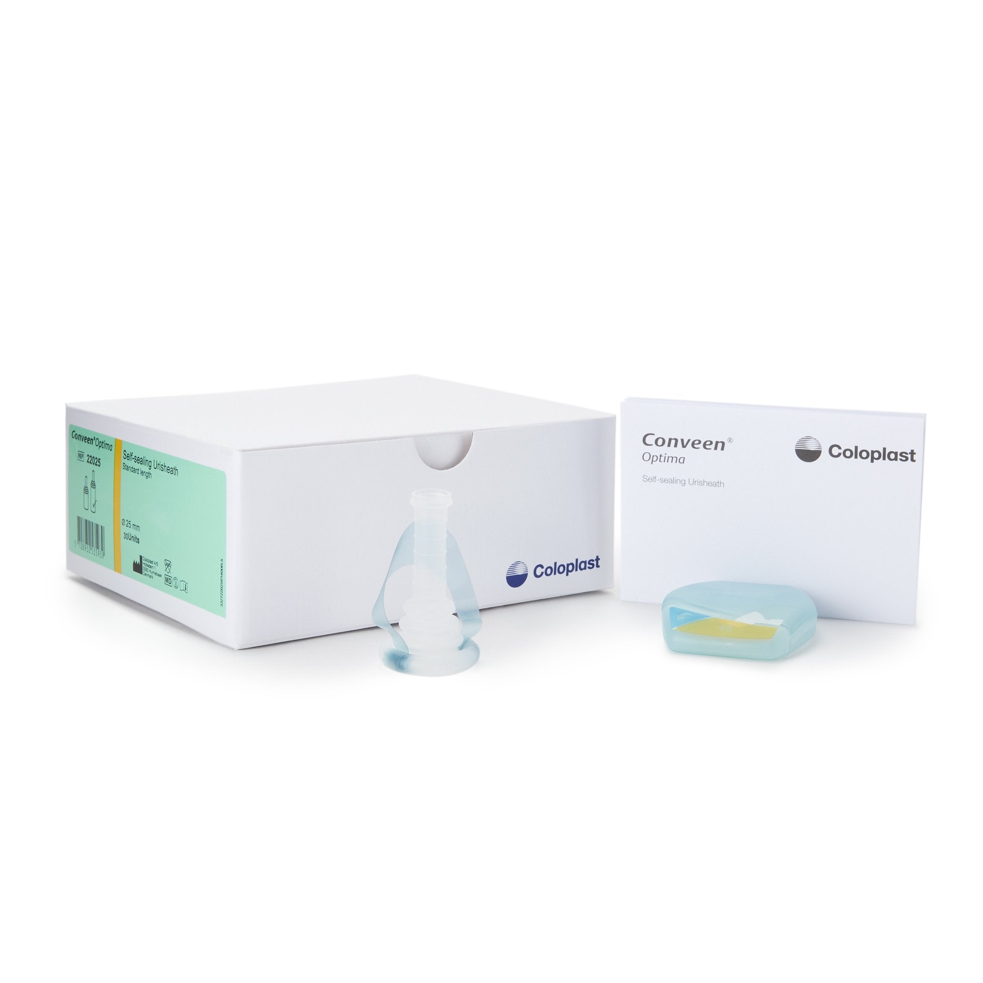 Coloplast Conveen Optima Self-Adhesive Male External Catheter, PSX Silicone, Small Size (30/BX) 