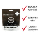 MyMedic Med Packs First Aid Kit for Cyclists – Bike Injury Supplies in Portable Pouch 