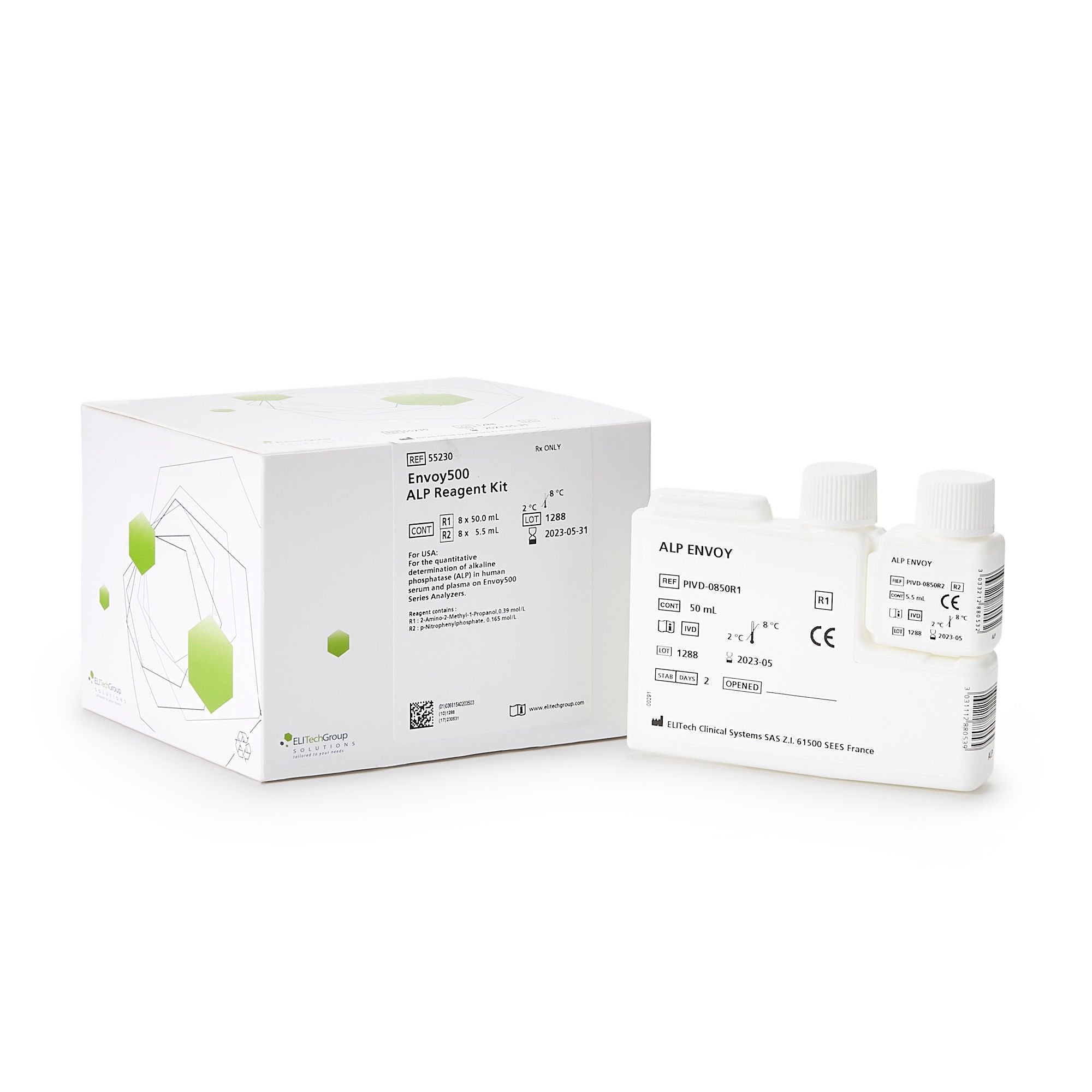 Envoy 500 General Chemistry Reagent for Envoy 500 Chemistry System, ALP test (Kit of 1200)