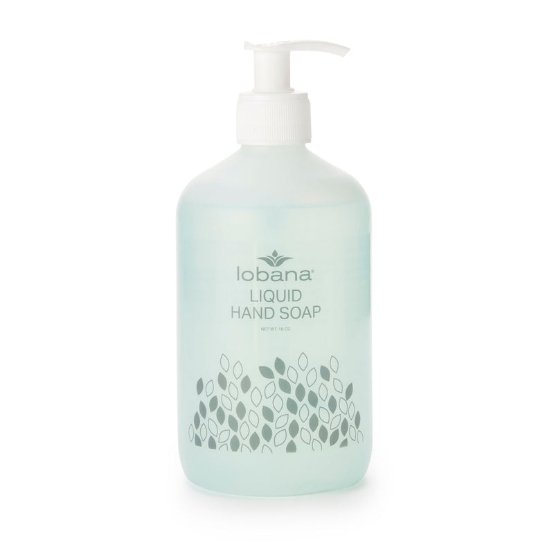 Lobana Liquid Hand Soap, 16-ounce pump bottle (Case of 12)