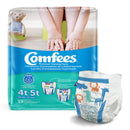 Comfees Training Pants, 12-Hour Protection, Male Toddler, 4T – 5T, Over 38 lbs. (Case of 114)