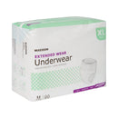 McKesson Extended Wear Maximum Absorbency Underwear, Extra Large (Case of 48)