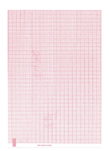 Nissha Medical Tech Recording Chart Paper Welch Allyn Z-Fold Red Grid (1000/CS) 