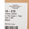 McKesson Nonsterile Mauve Procedure Towel, 13 x 18 Inch (Case of 500)