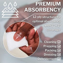 CareStock Gauze Sponge, 2 x 2 in. 12-Ply, Medical-Grade Cotton Wound Dressing (Case of 8000)