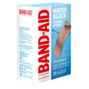 Band-Aid Water Block Tough Strips Bandages 1 x 3.25 Inch (Box of 20) 