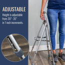 DMI Folding Walker, Silver (Each)