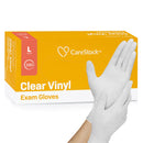 CareStock Vinyl Exam Glove, Large, Ivory (Case of 1000)